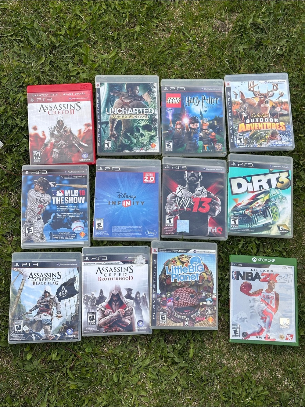 Lot of 12 ps3 plus xbox